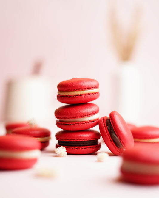 Very Berry Macarons | Eggless | Egg | Vegan Options Available