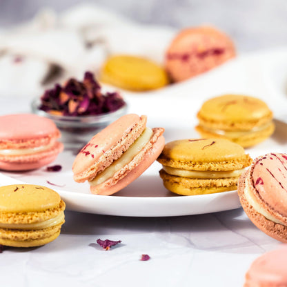 Very Berry Macarons | Eggless | Egg | Vegan Options Available