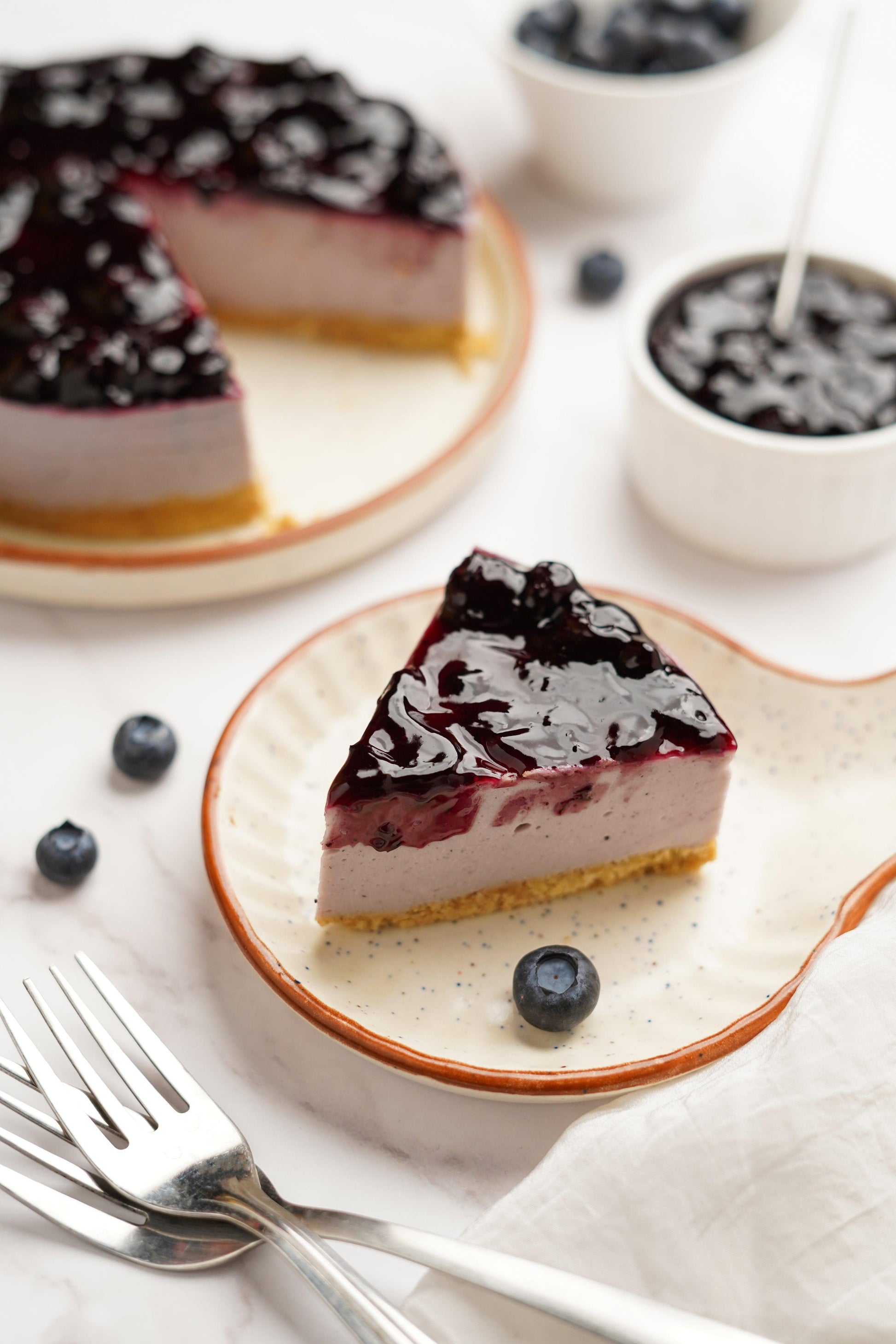 Blueberry Chilled Cheese Cake